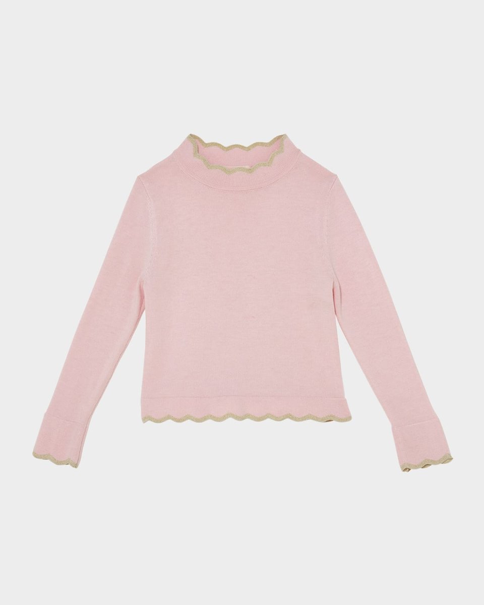 Girl's Skyway Scalloped Top, Size 12-